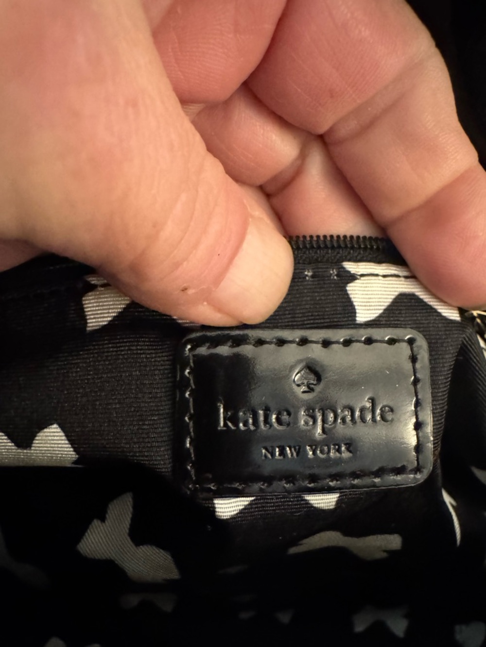 Kate Spade Leather Two-Tone Satchel Handbag - Yellow and Black - Picture 14 of 16